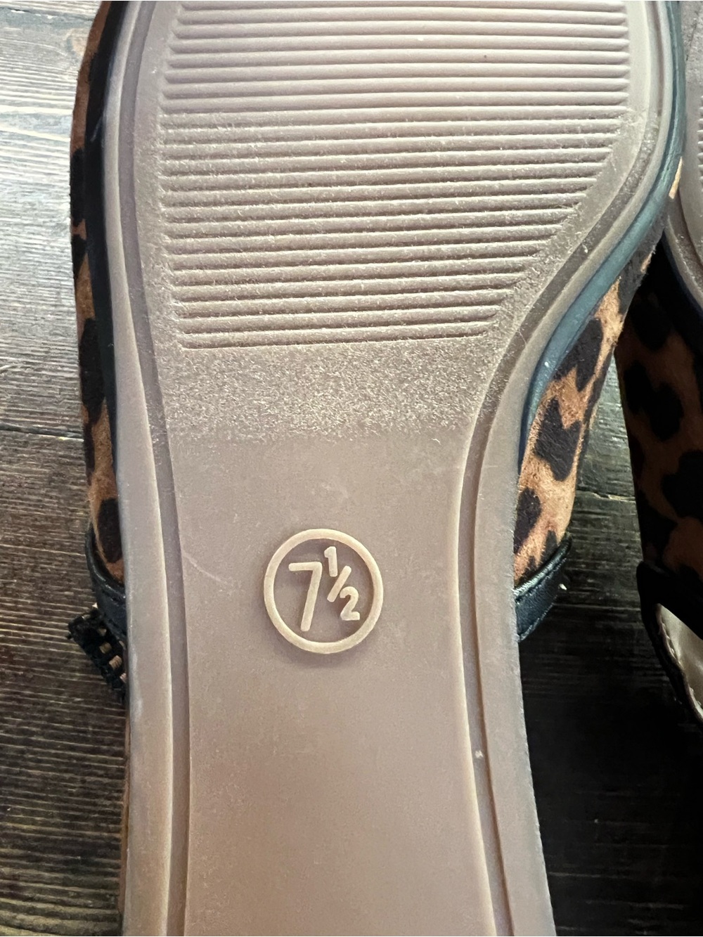 A New Day • Women’s “London” Slingback Flats Leopard Print Pointed Toe •Size 7.5 - Picture 10 of 10
